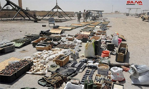 Proyectiles estadounidenses en los arsenales de los terroristas